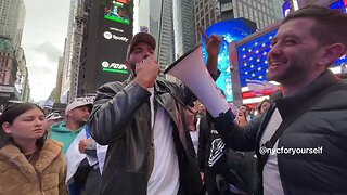 "Bring Our Children Home!" Jewish Protesters Rally in Times Square to Condemn Hamas Attack on Israel