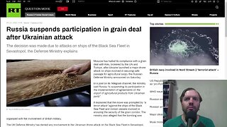Russia suspends participation in grain deal after Ukrainian attack