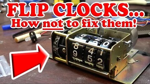 Flip Clock ⏰ Radio Repair FAIL!!!