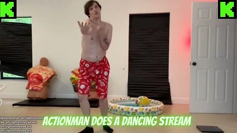 AC7IONMAN DOES A DANCING STREAM #kickstreaming