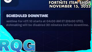 “NEW” UPDATE COMING TOMORROW! FORTNITE ITEM SHOP (November 15, 2023)