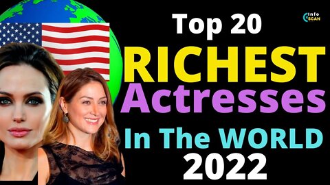The Top 20 Richest Actresses in the World | comparison video.