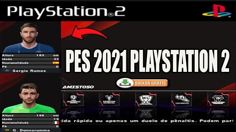 PES 2021 PS2 ATUALIZADO PLAYSTATION 2 RIKY EDITOR