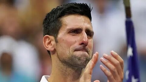 Novak Djokovic's tears at the end of yesterday's interview at the Wimbledon tennis