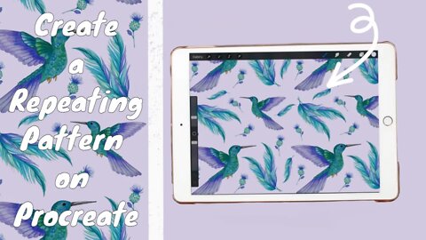 How To Create a Repeating Pattern On Procreate | Seamless | Quick and Easy