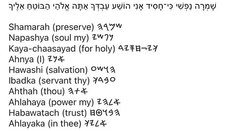 Prayers in PALEO HEBREW #92: WE NEED HAWASHI (SALVATION) PRAYERS