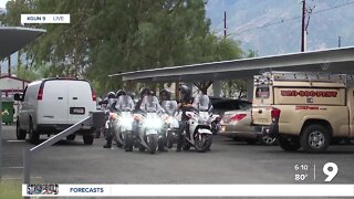 Honors ceremony following shooting of Pima County Constable