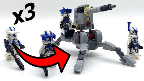 3x NEW LEGO 501st Battle Pack SPEED BUILD