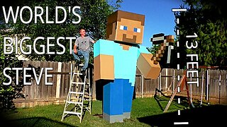 World's biggest Steve from mincraft