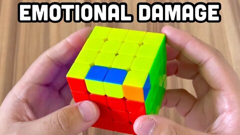 Emotional Damage On Rubik’s Cube Be Like…