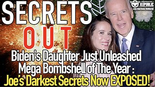 Biden’s Daughter Unleashes Mega Bombshell of The Year : White House’s Darkest Secrets Now EXPOSED!