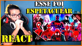 REACT - Aranha-Verso (Multiverso Homem Aranha) | RhubiFlow [Prod. WB Beats]