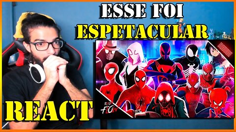 REACT - Aranha-Verso (Multiverso Homem Aranha) | RhubiFlow [Prod. WB Beats]