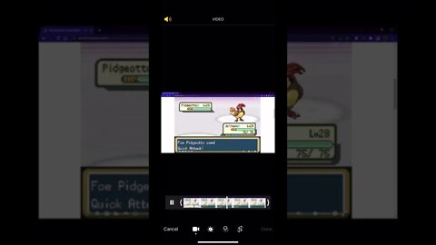 Pokémon FireRed - Pidgeotto Used Quick Attack