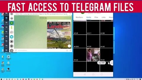 Easy Access downloaded files on Telegram