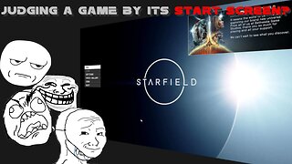 Judging a game by its Start Screen?