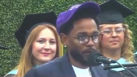 Kendrick lamar Gives A Surprise Speech At Compton College Graduation