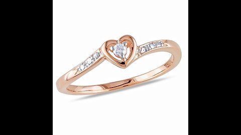 14K Yellow Gold 115 Cttw Diamond Accented Triple Heart Infinity Celtic Knot Band Engagement Ri...