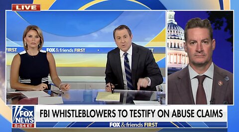 Joining Fox and Friends First to Discuss FBI Whistleblowers