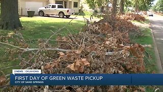 First day of greenwaste pickup