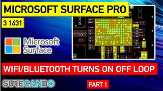 Microsoft Surface Pro 3 WiFi Bluetooth keeps turning on off looping. Part 1