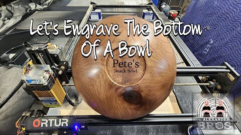 How To Engrave The Bottom Of A Wooden Bowl With A Diode Laser
