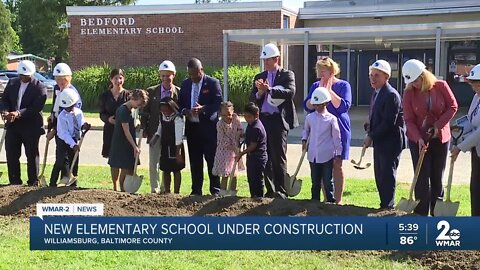 Groundbreaking held for new, larger elementary school in Pikesville
