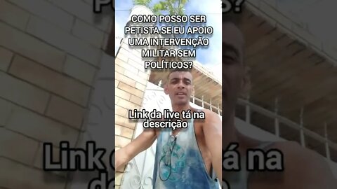 Live Papai Bolsonaro é Petista C0MUNISTA Mas eu tô cego! link da Live na DESCRIÇÃO