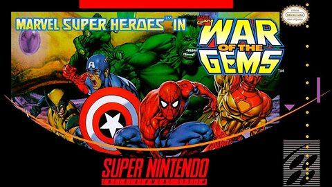 Marvel Super Heroes War of the Gems - SNES (Asteroid Belt)