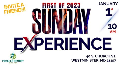 2023 New Year's Day Experience! - January 1st, 2023