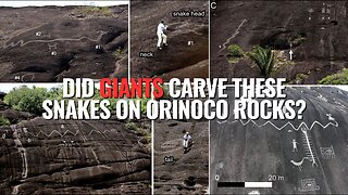 Did Giants Carve These Snakes on Orinoco Rocks?