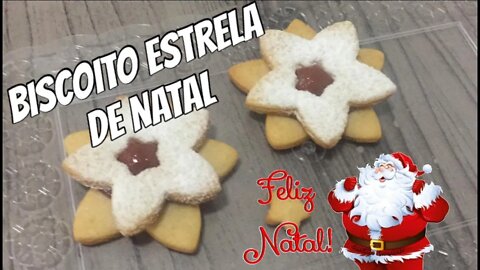 Especial de Natal 05 - Biscoitos Estrela de Natal - Receitas de Natal