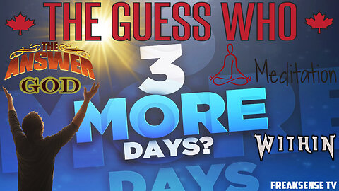 Three More Days by The Guess Who ~ Desperately Seeking God's Truth...