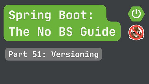 Spring Boot pt. 51 Versioning