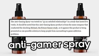 Anti-Gaming Group Creates 'Anti-Gaming Spray'