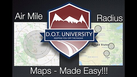 Make 150 Air Mile Radius Maps LIKE A BOSS!! Map Your Locations For Short Haul Operations. So EASY!!