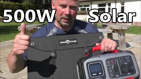 500w Rockpals Solar Generator - Preparing for a Grid Failure