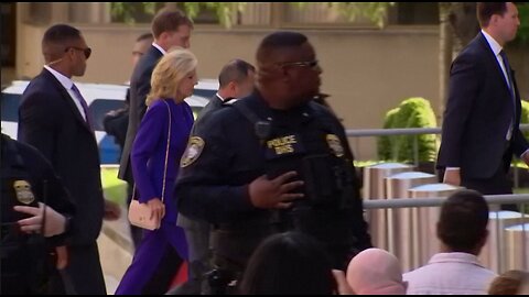 Джилл Байден под усиленной охраной прибыла в федеральный суд штата Делавэр