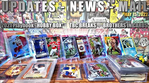 Updates, News & Mail | TBC Breaks Package | 2021 Playbook "Hobby Box" | Brothers in Cards WWE Break