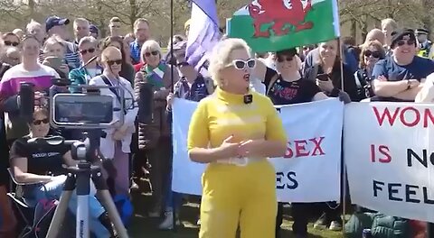Protest against transgender people in Wales