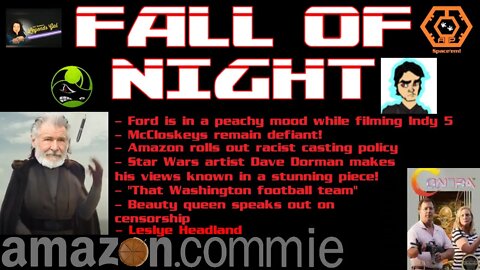Fall of Night - Harrison Ford on Set, Dave Dorman Art, Amazon Casting, Leslye Headland