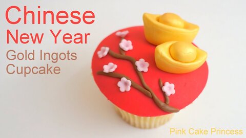 Copycat Recipes Chinese New Year 2016 Cupcakes - Gold Ingots Cupcake How to Cook Recipes food Reci