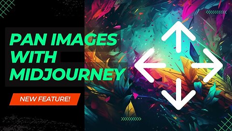 Midjourney V5.2 - New Feature - How To Pan Images (Up, Down, Left, And Right)