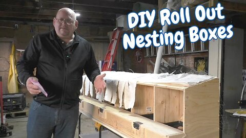 DIY Roll Out Nesting Box