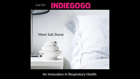 Salt Stone is a personal halo-generator that provides at home respiratory wellness treatment.