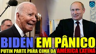 ⚠️URGENTE | B1D3N em P4N1C0 | Putin parte para cima da América do Sul | 🔴Live Geoforça