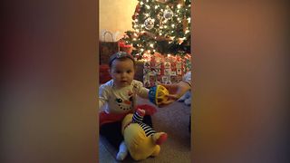 Cute Baby Has The Cutest Reaction To New Toy