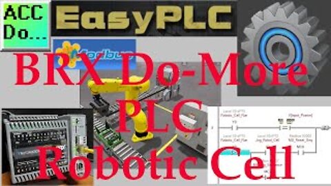 EasyPLC Simulator Robotic Cell BRX Do-More PLC