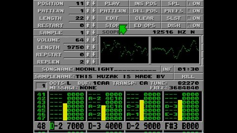 Atari ST Protracker Mods - Moonlight Shadow