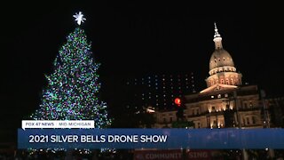 Watch Silver Bells in the City Drone Light Show